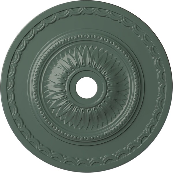 Ekena Millwork Sunflower Ceiling Medallion (Canopies up to 5 5/8"), 29 1/2"OD x 3 5/8"ID x 1 5/8"P, Cloud Burst CM29SFCBF - main
